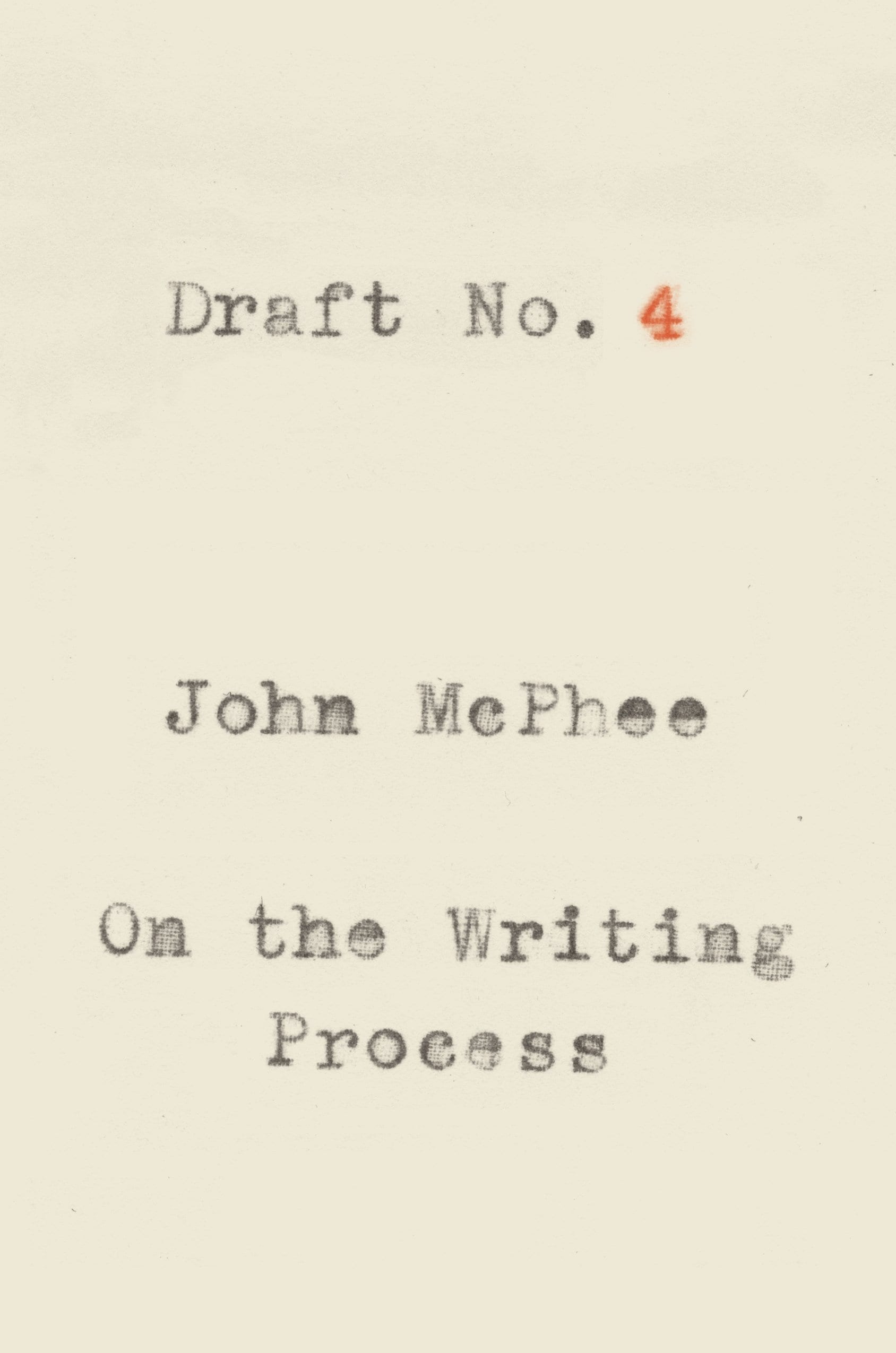 Draft No 4